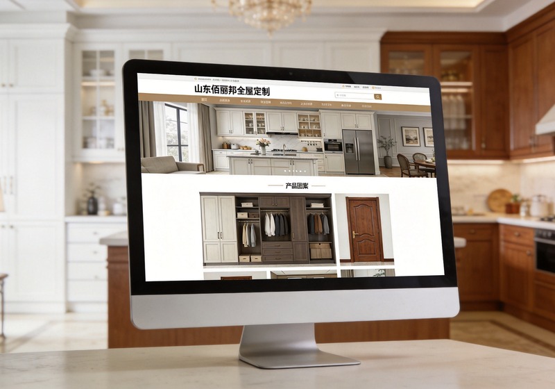 山东佰丽邦全屋定制网站效果图